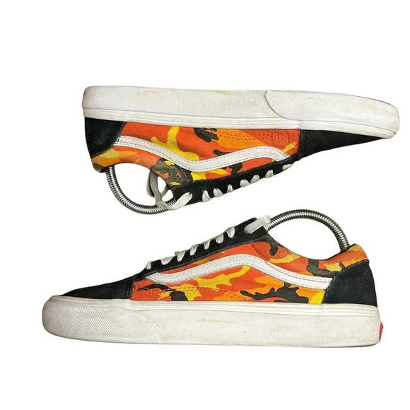 Vans Old Skool 'Pop Camo' Low Top Lace-up Sneakers - Men's 7 / Women's 8.5 - Picture 4 of 10